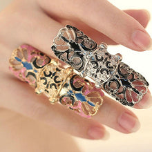 s Armor Joint Knuckle Hollow Out Ring Women Full Finger rings Women Jewelry Gifts  EF8