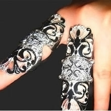 s Armor Joint Knuckle Hollow Out Ring Women Full Finger rings Women Jewelry Gifts  EF8