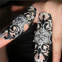 s Armor Joint Knuckle Hollow Out Ring Women Full Finger rings Women Jewelry Gifts  EF8