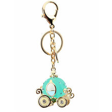 s Pumpkin Car Keychain Alloy H -painted Craft Hangings Purse Backpack Keyring Chains Fobs Accessories EF8