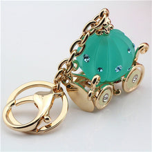s Pumpkin Car Keychain Alloy H -painted Craft Hangings Purse Backpack Keyring Chains Fobs Accessories EF8