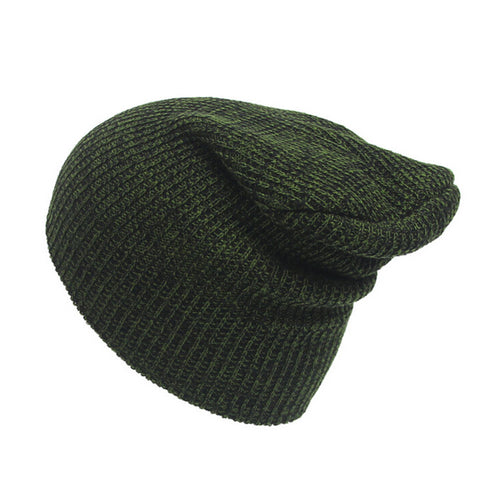 Men Women Knit Baggy Beanie Oversize Hat Ski Slouchy Chic Cap Fad EF8