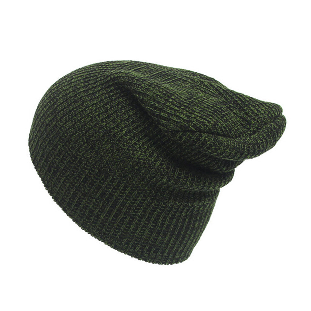 Men Women Knit Baggy Beanie Oversize Hat Ski Slouchy Chic Cap Fad EF8