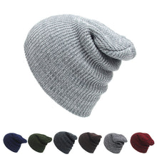 Men Women Knit Baggy Beanie Oversize Hat Ski Slouchy Chic Cap Fad EF8