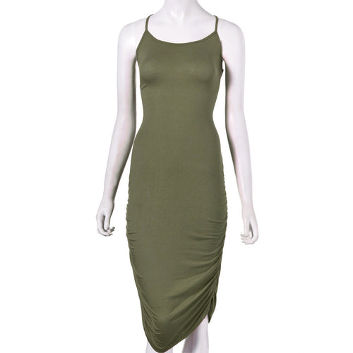 Fashion Women Sexy Lace Bandage Elastic High Waist Sleeveless Stripe Party Short Mini Buttocks Dress EF8