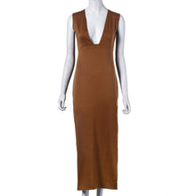 Fashion Women Sexy Lace Bandage High Waist Sleeveless Stripe Party V Neck Open Fork Dress Plus Size S M L XL EF8