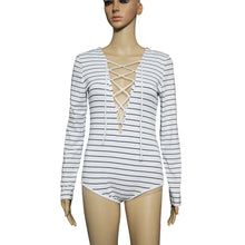 Fashion Womens Sexy Jumpsuit Bandage Beach Bodysuit Striped Short Playsuit Sexy Rompers Overalls Plus Size EF8