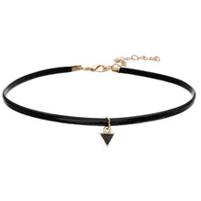 4pcs jewelry black leather bow Tassel choker DIY necklace gift for women girl EF8