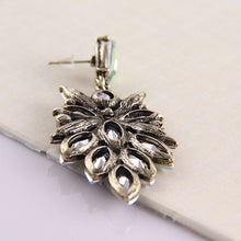 Jewelry European Style Exaggerated Four-color Rhinestone Large Earrings For Women  EF8