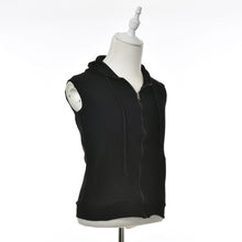 Men Casual Slim Fit Basic Hooded Jacket Sleeveless Vest Waistcoat Zipper Hoodies Sweatshirt EF8