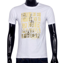 Fashion Men Casual luxury clothes Mens Short sleeve Arder Tops Printing in English T-shirts homme 4 Colors EF8