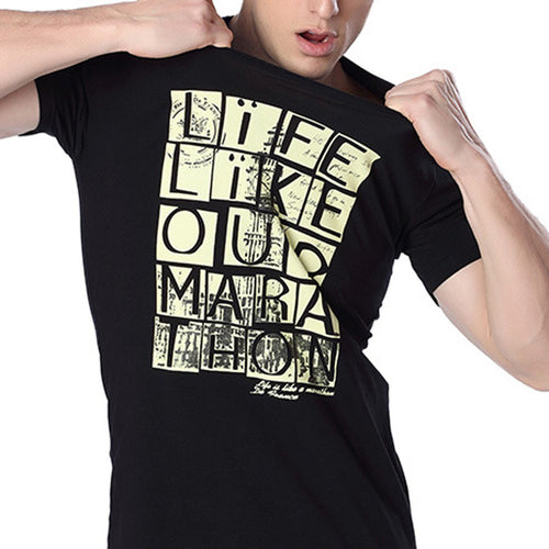 Fashion Men Casual luxury clothes Mens Short sleeve Arder Tops Printing in English T-shirts homme 4 Colors EF8