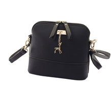 Fashion Women Messenger Bags Ladies Casual Small Shell Leather Crossbody Shoulder Bag Zipper Bag EF8