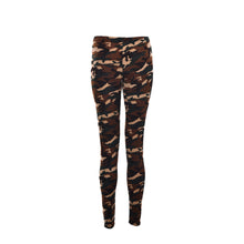 Casual Military Denim Trousers Tight Elastic High Waist Camouflage Pencil Pants Army Women Pants for Women EF8