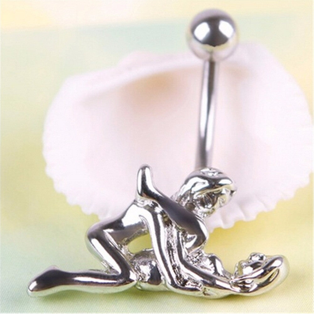Belly Button Ring Dangle Navel Body Jewelry Piercings  EF8