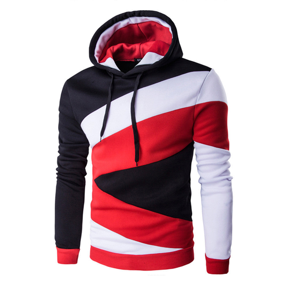 Bohemia Retro fanshion men hoodieslong sleeve Patchwork Pullover hoodies men's clothes hip hop men hooded sweatshirt EF8
