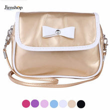 Ladies Women 7 Messenger Bags PU Leather Tote Satchel Fashion Lovely Girl Bowknot Crossbody Shoulder Handbags EF8