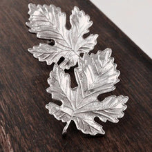 Leaf Brooch Pins Gift For Women Man Lovers' Jewelry Gold Sliver Color S  EF8