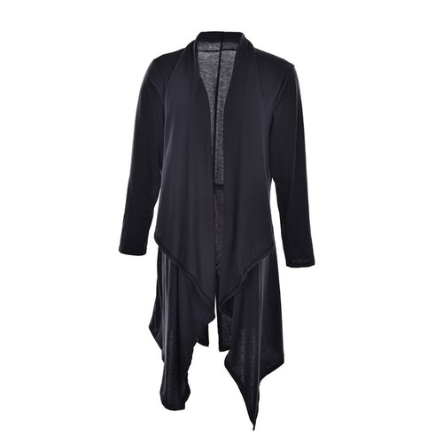 Long Sleeve Women Cardigan Asymmetrical Knitted Sweater Casual Cardigans Sweaters Air conditioning Shirts EF8