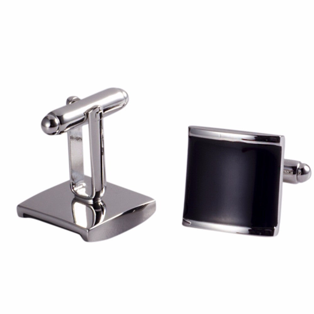 Men Cuff Links For Wedding Party Simple Men Sleeve Shirt Cufflinks Men's Shirt Metal Alloy Square Cufflinks  EF8