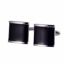 Men Cuff Links For Wedding Party Simple Men Sleeve Shirt Cufflinks Men's Shirt Metal Alloy Square Cufflinks  EF8