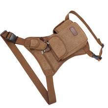 Men's Canvas Hip Belt Bum Fanny Pack Waist Multifunction Leg Bag men women travel Waist Bag Money Belt Bag bolso cintura EF8
