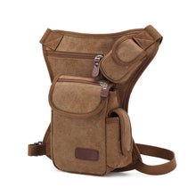 Men's Canvas Hip Belt Bum Fanny Pack Waist Multifunction Leg Bag men women travel Waist Bag Money Belt Bag bolso cintura EF8