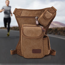 Men's Canvas Hip Belt Bum Fanny Pack Waist Multifunction Leg Bag men women travel Waist Bag Money Belt Bag bolso cintura EF8