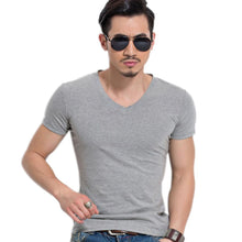Mens Tops Tees Short Sleeve t shirt Man Men's T-shirt men's  v neck T shirt men EF8