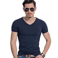 Mens Tops Tees Short Sleeve t shirt Man Men's T-shirt men's  v neck T shirt men EF8