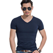 Mens Tops Tees Short Sleeve t shirt Man Men's T-shirt men's  v neck T shirt men EF8