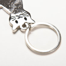Metal cat keychains key rings animal key chains personalized car key holder pendant women bag charms key ring EF8