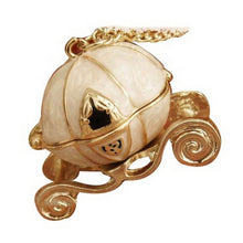 Pumpkin Carriage Necklace Cinderella Fairy Tale God-Mother Magic Alloy Chains Exquisite Pendants Necklace EF8