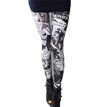 Quality Novelty Pretty Long Leggings Dot Britain Flag Pattern Leggings Fall Slim Leggings Women Ladies One Size EF8