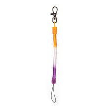 Retractable telephone cord key chain mobile phone chain plastic keychain tool elastic rope rope EF8