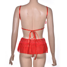 Sexy Costumes Details Sexy Lingerie Dress Underwear Lace Set Erotic Lingerie G-string Balck Red  EF8