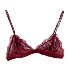 Sexy Transparent Bralet Lace Bralette Crop Top Bra Unpadded Wireless Brassiere See Through Intimates Camis For Women EF8