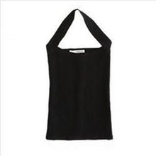 Sexy Cotton Halter Neck Sleeveless Vest Tank Backless Crop Top Strapless Bottoming Sheath Slim Vest For Women Ladie EF8