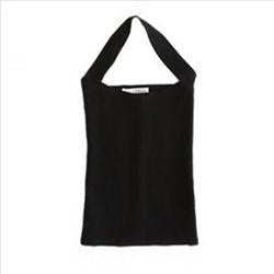 Sexy Cotton Halter Neck Sleeveless Vest Tank Backless Crop Top Strapless Bottoming Sheath Slim Vest For Women Ladie EF8