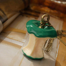 jewelry Vintage Style Green Red Apple Pendant Fruit statement necklace jewelr EF8