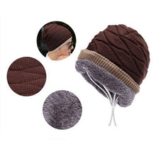 Hat Men Beanie Sombrero More Add Wool Knitted Cap In The Outdoor Warm Ear Hat Head Cap  EF8