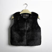 Plus Size Faux Fur Jacket Women Natural VGilet Sleeveless Lapel Outerwear Jacket Coat Hair Jacket Waistcoat EF8