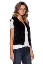 Plus Size Faux Fur Jacket Women Natural VGilet Sleeveless Lapel Outerwear Jacket Coat Hair Jacket Waistcoat EF8