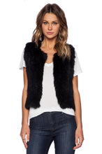 Plus Size Faux Fur Jacket Women Natural VGilet Sleeveless Lapel Outerwear Jacket Coat Hair Jacket Waistcoat EF8