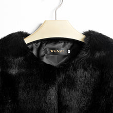 Plus Size Faux Fur Jacket Women Natural VGilet Sleeveless Lapel Outerwear Jacket Coat Hair Jacket Waistcoat EF8