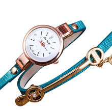 Fashion Women Bracelet Watch Gold Quartz Gift Watch Wristwatch Women Dress Leather Casual Bracelet Watches EF8