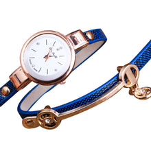 Fashion Women Bracelet Watch Gold Quartz Gift Watch Wristwatch Women Dress Leather Casual Bracelet Watches EF8