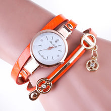 Fashion Women Bracelet Watch Gold Quartz Gift Watch Wristwatch Women Dress Leather Casual Bracelet Watches EF8