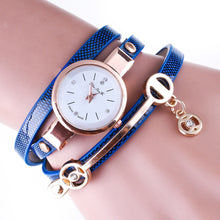Fashion Women Bracelet Watch Gold Quartz Gift Watch Wristwatch Women Dress Leather Casual Bracelet Watches EF8