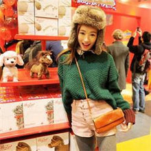 faux fur hat   cap for women 3 Colors EF8